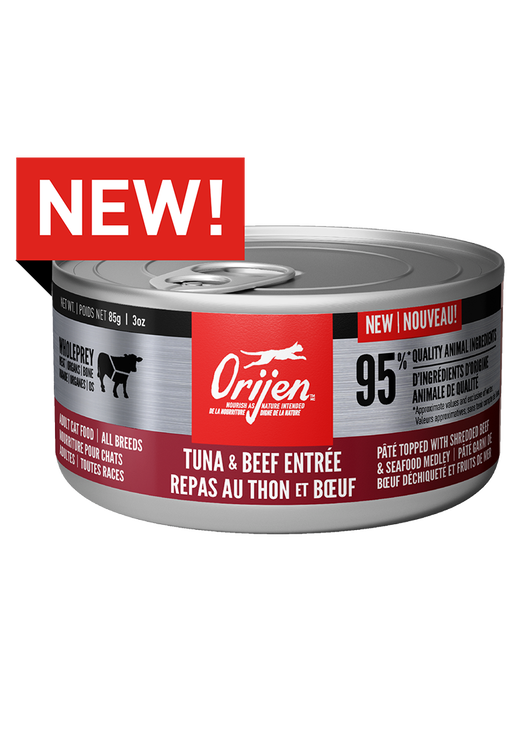 Tuna & Beef Entrée Wet Cat Food